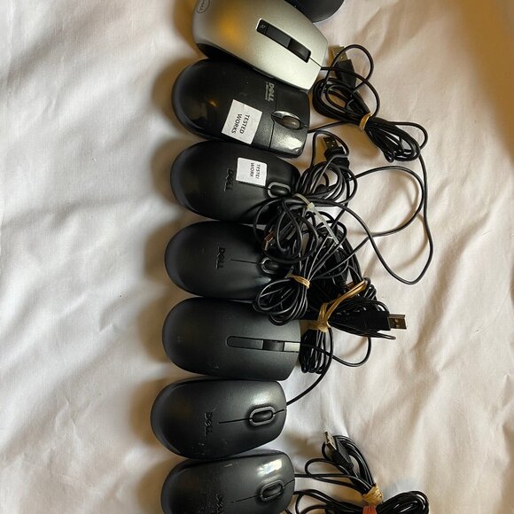 Lot of 9 DELL Standard Optical USB Mouses All Working , Wholesale - Picture 3 of 6